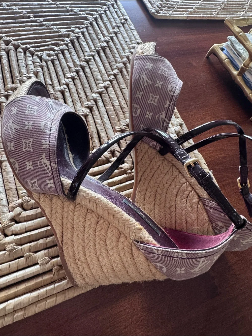 LV espadrilles like new! Size 8